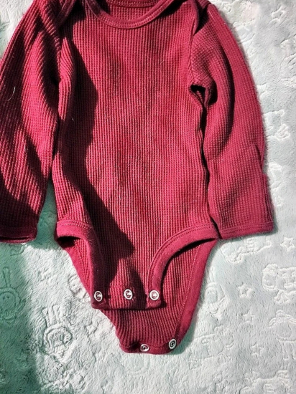 carter's Thermal Bodysuit Baby Set Red & Blue